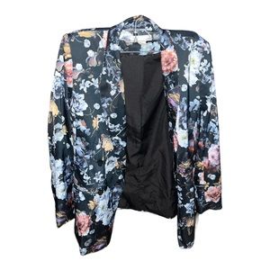 H&M flower print blazer.